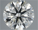 Natural Diamond 0.50 Carats, Round with Excellent Cut, I Color, SI2 Clarity and Certified by IGI