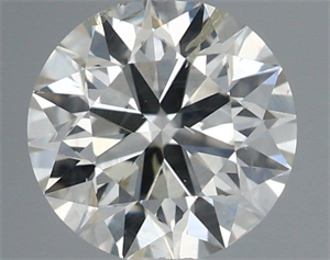 Picture of Natural Diamond 0.50 Carats, Round with Excellent Cut, I Color, SI2 Clarity and Certified by IGI