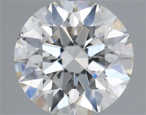 Picture of Natural Diamond 0.43 Carats, Round with Excellent Cut, F Color, SI1 Clarity and Certified by IGI