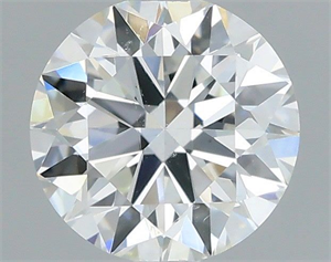 Picture of Natural Diamond 0.40 Carats, Round with Excellent Cut, F Color, SI1 Clarity and Certified by IGI
