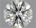 Natural Diamond 0.51 Carats, Round with Excellent Cut, K Color, SI2 Clarity and Certified by IGI
