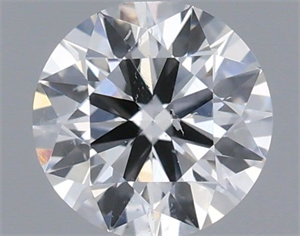 Picture of Natural Diamond 0.40 Carats, Round with Excellent Cut, D Color, SI1 Clarity and Certified by IGI