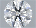 Natural Diamond 0.40 Carats, Round with Excellent Cut, F Color, SI1 Clarity and Certified by IGI