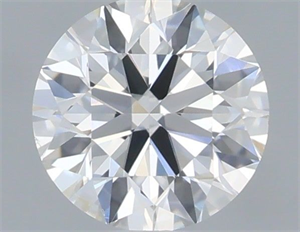 Picture of Natural Diamond 0.40 Carats, Round with Excellent Cut, F Color, SI1 Clarity and Certified by IGI