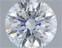 Natural Diamond 0.41 Carats, Round with Excellent Cut, E Color, SI1 Clarity and Certified by IGI