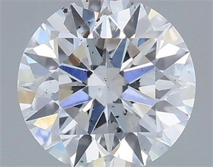 Picture of Natural Diamond 0.41 Carats, Round with Excellent Cut, E Color, SI1 Clarity and Certified by IGI