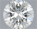 Natural Diamond 0.50 Carats, Round with Very Good Cut, H Color, SI2 Clarity and Certified by IGI