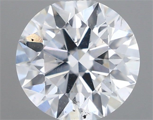 Picture of Natural Diamond 0.45 Carats, Round with Excellent Cut, D Color, SI1 Clarity and Certified by IGI