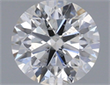 Natural Diamond 0.41 Carats, Round with Excellent Cut, H Color, SI2 Clarity and Certified by IGI