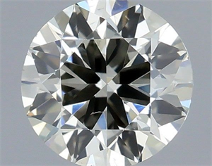 Picture of Natural Diamond 0.40 Carats, Round with Very Good Cut, K Color, VS2 Clarity and Certified by IGI