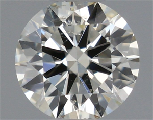 Picture of Natural Diamond 0.41 Carats, Round with Excellent Cut, K Color, SI1 Clarity and Certified by IGI