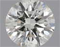 Natural Diamond 0.40 Carats, Round with Excellent Cut, K Color, SI2 Clarity and Certified by IGI