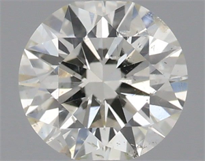 Picture of Natural Diamond 0.40 Carats, Round with Excellent Cut, K Color, SI2 Clarity and Certified by IGI