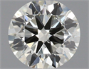 Natural Diamond 0.40 Carats, Round with Excellent Cut, K Color, SI1 Clarity and Certified by IGI