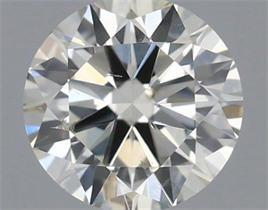 Picture of Natural Diamond 0.40 Carats, Round with Very Good Cut, K Color, SI1 Clarity and Certified by IGI