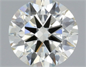 Natural Diamond 0.42 Carats, Round with Excellent Cut, K Color, VS2 Clarity and Certified by IGI