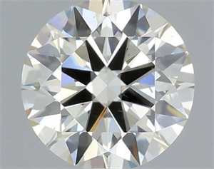Picture of Natural Diamond 0.42 Carats, Round with Excellent Cut, K Color, VS2 Clarity and Certified by IGI