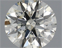 Natural Diamond 0.40 Carats, Round with Very Good Cut, K Color, SI1 Clarity and Certified by IGI