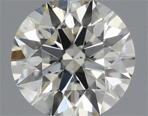 Picture of Natural Diamond 0.40 Carats, Round with Very Good Cut, K Color, SI1 Clarity and Certified by IGI