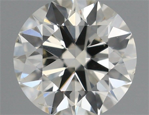 Picture of Natural Diamond 0.40 Carats, Round with Very Good Cut, J Color, VS2 Clarity and Certified by IGI