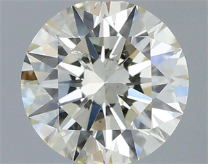 Picture of Natural Diamond 0.40 Carats, Round with Excellent Cut, K Color, SI2 Clarity and Certified by IGI