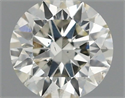 Natural Diamond 0.40 Carats, Round with Very Good Cut, I Color, SI1 Clarity and Certified by IGI