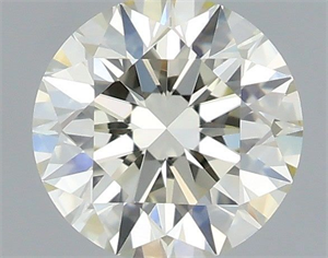 Picture of Natural Diamond 0.40 Carats, Round with Excellent Cut, K Color, VVS2 Clarity and Certified by IGI