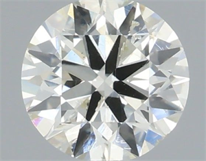 Picture of Natural Diamond 0.40 Carats, Round with Very Good Cut, K Color, SI2 Clarity and Certified by IGI