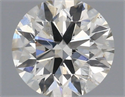 Natural Diamond 0.40 Carats, Round with Excellent Cut, J Color, SI1 Clarity and Certified by IGI