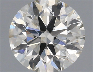 Picture of Natural Diamond 0.40 Carats, Round with Excellent Cut, J Color, SI1 Clarity and Certified by IGI