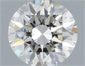 Natural Diamond 0.40 Carats, Round with Very Good Cut, H Color, SI1 Clarity and Certified by IGI