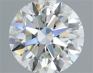 Picture of Natural Diamond 0.40 Carats, Round with Very Good Cut, H Color, SI1 Clarity and Certified by IGI
