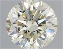 Natural Diamond 0.41 Carats, Round with Very Good Cut, K Color, SI2 Clarity and Certified by IGI