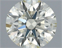 Natural Diamond 0.40 Carats, Round with Excellent Cut, L Color, VS2 Clarity and Certified by IGI