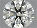 Natural Diamond 0.40 Carats, Round with Excellent Cut, L Color, SI1 Clarity and Certified by IGI