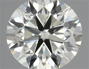 Picture of Natural Diamond 0.40 Carats, Round with Excellent Cut, L Color, SI1 Clarity and Certified by IGI