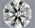 Natural Diamond 0.40 Carats, Round with Excellent Cut, L Color, VS2 Clarity and Certified by IGI