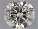 Natural Diamond 0.40 Carats, Round with Very Good Cut, L Color, SI2 Clarity and Certified by IGI