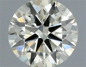 Picture of Natural Diamond 0.40 Carats, Round with Excellent Cut, L Color, SI1 Clarity and Certified by IGI
