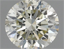 Natural Diamond 0.40 Carats, Round with Very Good Cut, L Color, SI1 Clarity and Certified by IGI