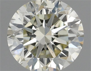 Picture of Natural Diamond 0.40 Carats, Round with Very Good Cut, L Color, SI1 Clarity and Certified by IGI