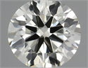 Natural Diamond 0.40 Carats, Round with Excellent Cut, L Color, VS1 Clarity and Certified by IGI