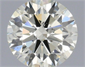 Natural Diamond 0.40 Carats, Round with Excellent Cut, L Color, SI1 Clarity and Certified by IGI