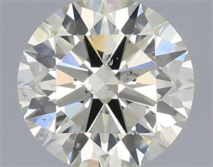 Picture of Natural Diamond 0.40 Carats, Round with Excellent Cut, L Color, SI1 Clarity and Certified by IGI
