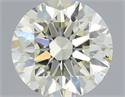 Natural Diamond 0.40 Carats, Round with Excellent Cut, M Color, VS2 Clarity and Certified by IGI