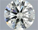 Natural Diamond 0.40 Carats, Round with Excellent Cut, N Color, VS1 Clarity and Certified by IGI