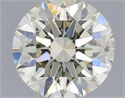 Natural Diamond 0.40 Carats, Round with Excellent Cut, L Color, SI1 Clarity and Certified by IGI