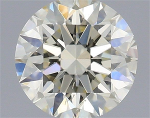 Picture of Natural Diamond 0.40 Carats, Round with Excellent Cut, L Color, SI1 Clarity and Certified by IGI