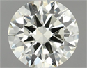 Natural Diamond 0.40 Carats, Round with Excellent Cut, M Color, VS2 Clarity and Certified by IGI