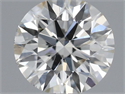 Natural Diamond 0.40 Carats, Round with Excellent Cut, H Color, SI1 Clarity and Certified by IGI